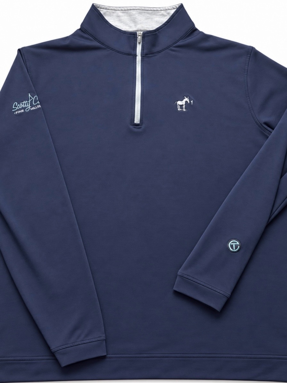 SCOTTY CAMERON GALLERY Circle T Jack The Donkey Golf Pullover Blue w Tiff XXL
